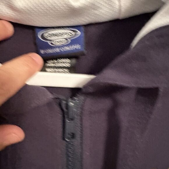 Jimmie Johnson 48 Signed NASCAR Jacket Full Zip Hooded Blue Medium - Picture 4 of 8